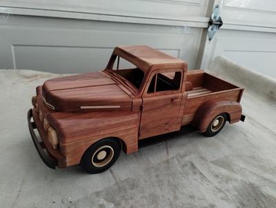 1951 Ford Pickup modified from original T&J's plans - Project by Peter Jones 