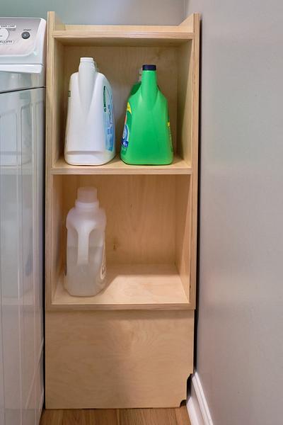Laundry Room Storage Shelf (Making a Useless Corner Useful) - Project by Ron Stewart