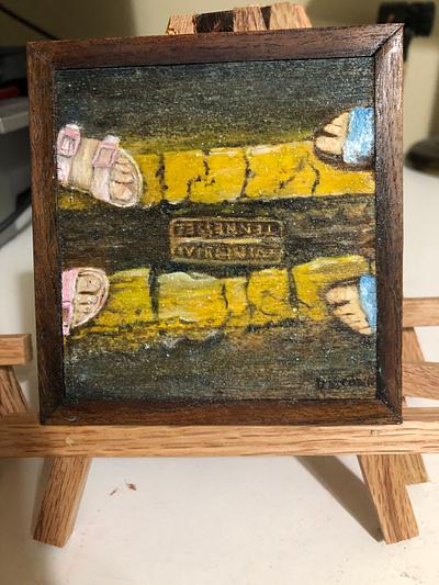 “Toeing the Line” and Miniature easel(s) - Project by Dan B