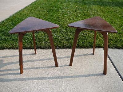 Mid Century Walnut End Tables - Project by Earl