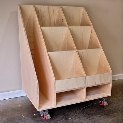 Small Scrap Lumber Cart - Project by Ron Stewart