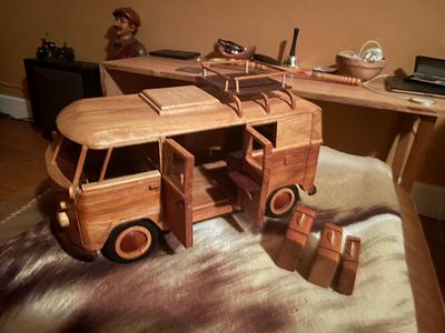 VW Campervan - My first wooden model build - Project by phenrica