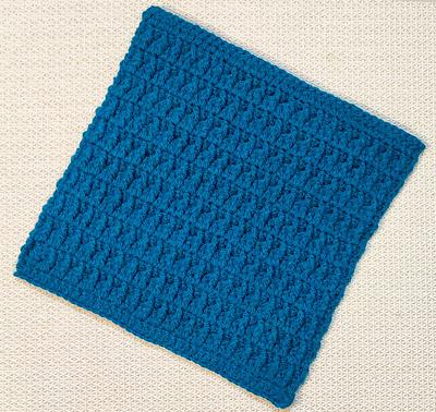 Easy Textured Crochet Dishcloth Pattern - Project by rajiscrafthobby