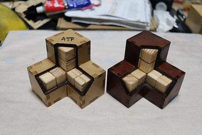 All Tetra Pod Puzzle. - Project by LIttleBlackDuck