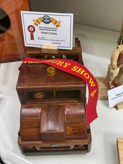 I entered another one of my toys in the Hawkesbury Show receiving a 2nd place ribbon. - Project by crowie