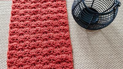 Easy Textured Crochet Halloween Table Runner - Project by rajiscrafthobby