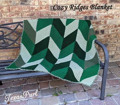 Cozy Ridges Tunisian Blanket - Project by TexasPurl