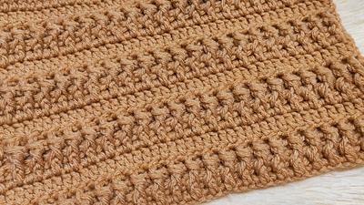 Fast and Easy Crochet Textured Blanket - Project by rajiscrafthobby