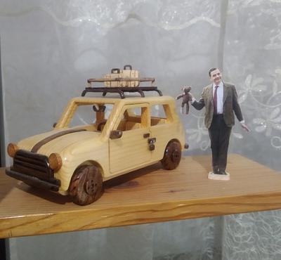 Mr. Masterbin's mini miner car - Project by siavash_abdoli_wood