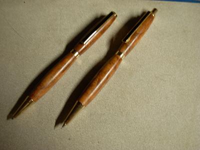 Maple Burl Pens - Project by Jim Jakosh