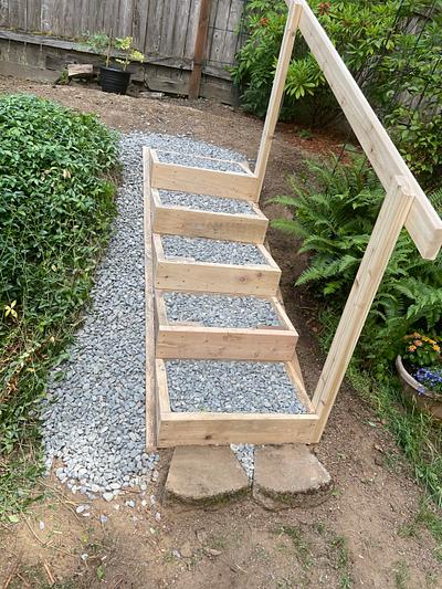 New Steps to Our Veggie Garden - Project by gdaveg