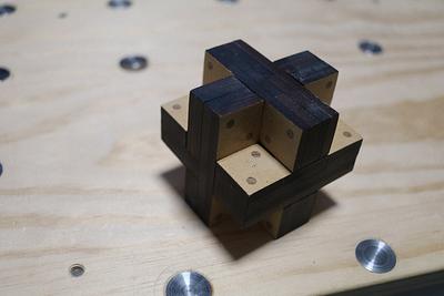 3 Plates Burr Puzzle. - Project by LIttleBlackDuck