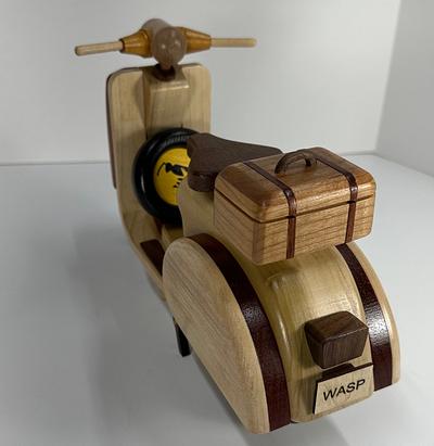 Completed Dutchy Wasp scooter - Project by PapaDave