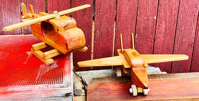 I made a Jet Fighter Plane and a Helicopter for the Community Fundraiser  - Project by crowie