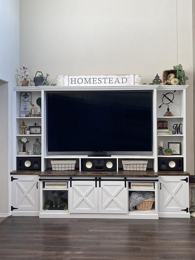 Wall Unit build-in Entertainment Center - Project by Dee