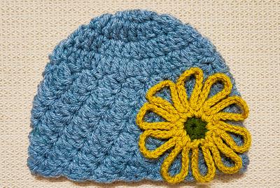 Easy Crochet Beanie Hat - Project by rajiscrafthobby