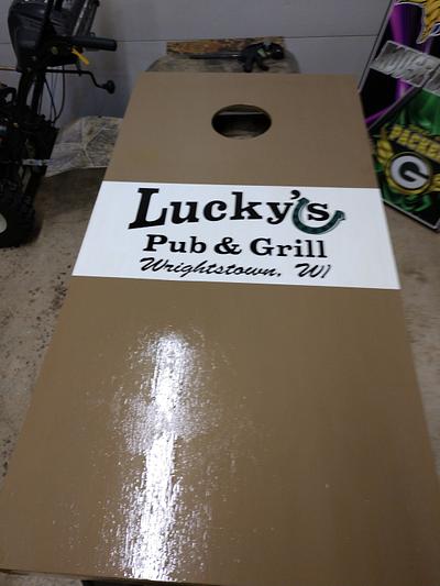 Cornhole boards - Project by Ed Schroeder