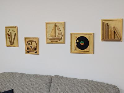 Fun with scrap wood. - Project by Jayw