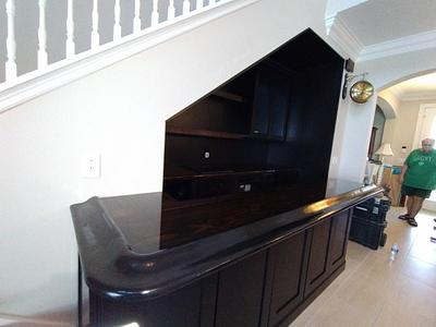 Custom Bar Build  - Project by Clayton James Woodworks 