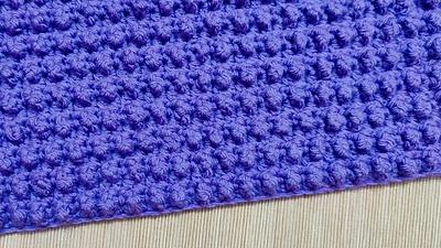 Easy and Simple Crochet Treble Flock Blanket Pattern - Project by rajiscrafthobby