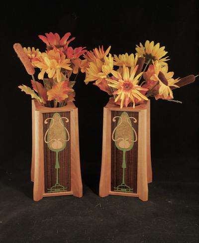 Harvey Ellis style bud vases - Project by SplinterGroup