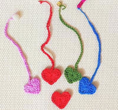 How To Crochet a Heart Bookmark Last Minute Valentine's Day Gift Idea - Project by rajiscrafthobby