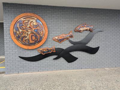 Casino, Indigenous wall Art Collaboration - Project by WestCoast Arts
