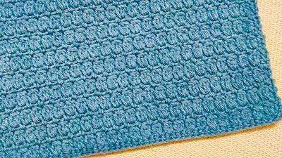 Quick Crochet Cluster Blanket Pattern - Project by rajiscrafthobby