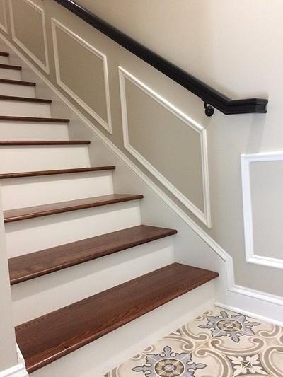 Basement stairs   - Project by Carey Mitchell
