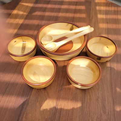 Rustic Saled Bowl Set - Project by Pottz