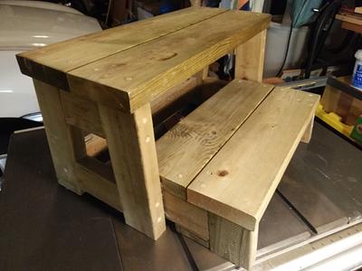 Shop Foldup Stepstool - Project by MrRick