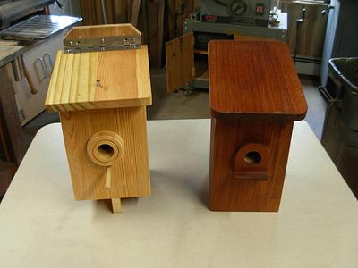 Two Birdhouses - Project by Jim Jakosh