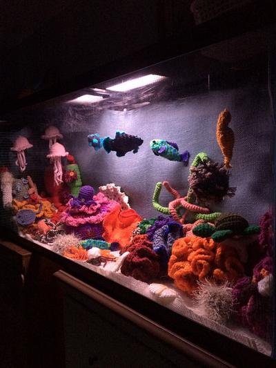 My crocheted aquarium - Project by Sharon