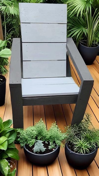 Contemporary Adirondack Chair  - Project by weekendwarrior