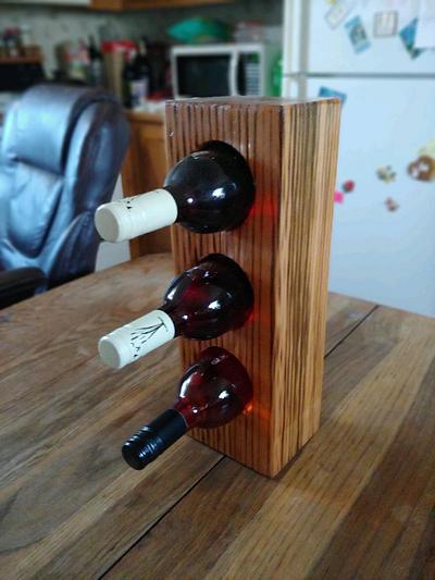 Wine Rack - Project by Wheaties  -  Bruce A Wheatcroft   ( BAW Woodworking) 