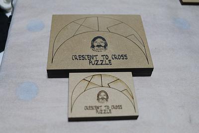 “Crescent to Cross” Puzzle. - Project by LIttleBlackDuck