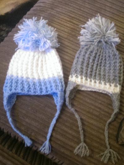 baby bobble hats - Project by maggie craig