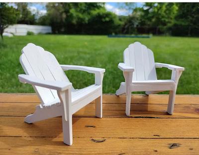 1/12 scale Adirondack chairs - Project by Durrwood