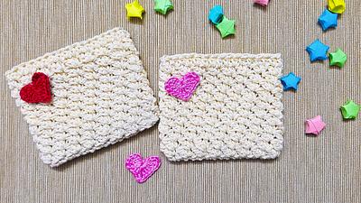 Quick and Easy Crochet Love Valentine Gift Bag - Project by rajiscrafthobby