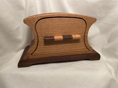 Bandsaw Box with Tray and Hidden Drawer in Case - Project by Whittler1950