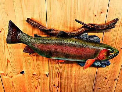 Carved Cutthroat Trout - Project by Danny Cowan
