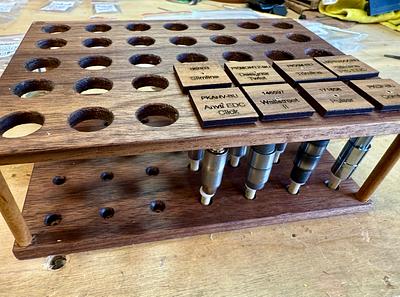 Pen turning bushing storage and organization - Project by RyanGi