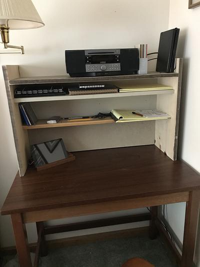 writing desk organizer shelf, prototype - Project by Scott
