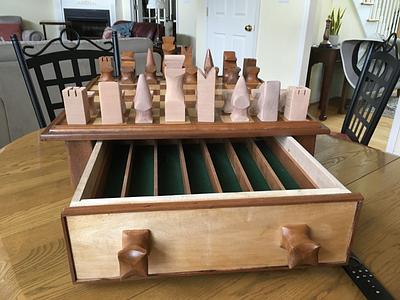 Rehabbed chess board - Project by Jack King