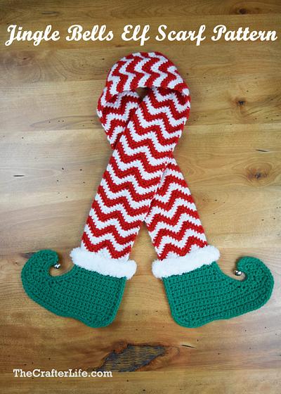 Jingle Bells Elf Scarf Pattern - Project by Chelsea