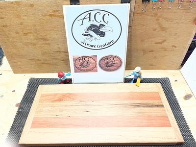 Easter Fund Raiser Cutting Board for the local community club  - Project by crowie