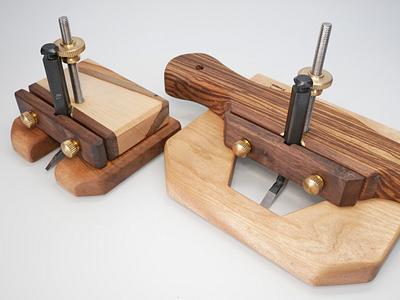 Router Planes with an Interchangeable base. - Project by YRTi