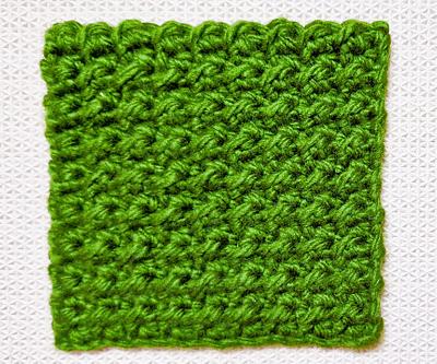 How To Make The Crochet Even Moss Stitch - Project by rajiscrafthobby