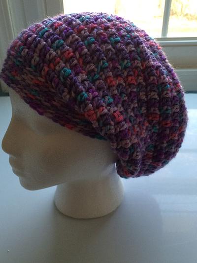 Gumdrop Slouchy Beanie - Project by Sondra