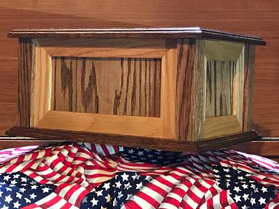Oak Cremation Urn - Project by Roushwoodworking